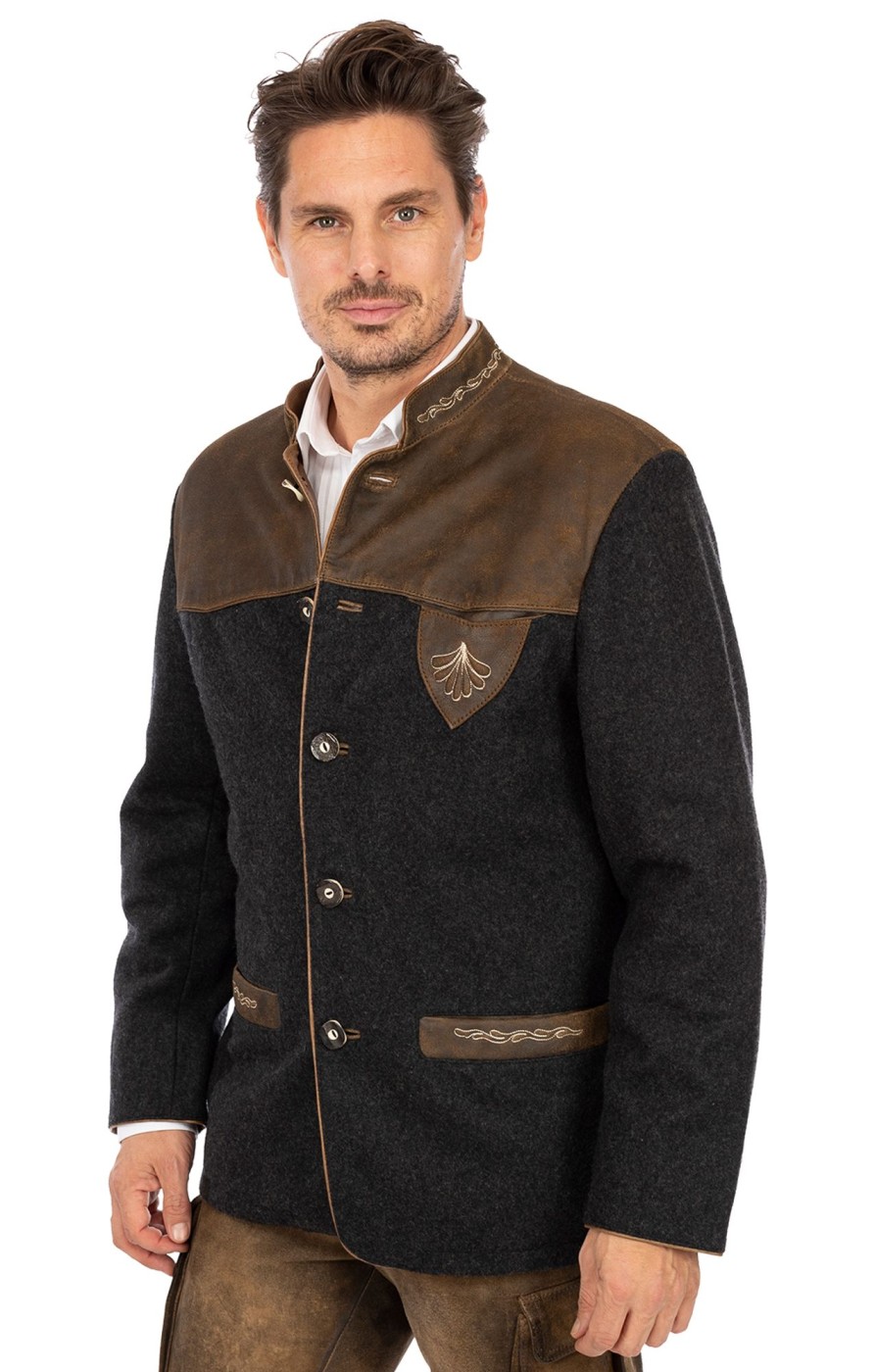 Herren Maddox | Maddox Jacke Joshua Wool Moos