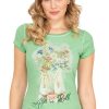 Damen Marjo | Marjo T-Shirt Mila Saphir Grun