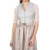 Damen Marjo | Marjo Mini Dirndl 2Tlg. 58Cm Eden Eisblau Taupe