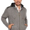 Herren Maddox | Maddox Strickjacke Waidsee Grau