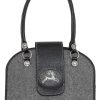 Damen Sima | Sima Schultertasche 208-4169 Schwarz Grau