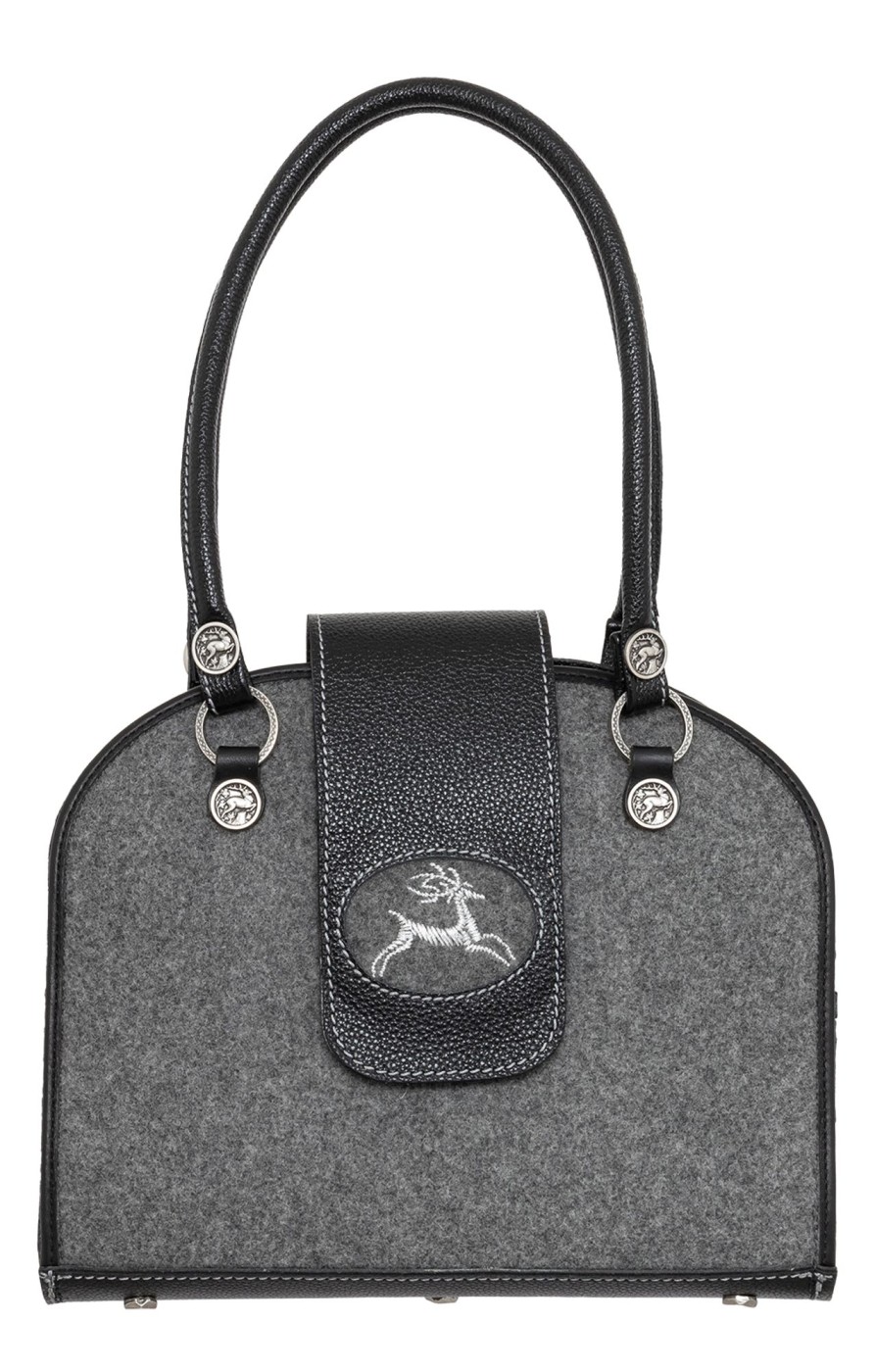 Damen Sima | Sima Schultertasche 208-4169 Schwarz Grau