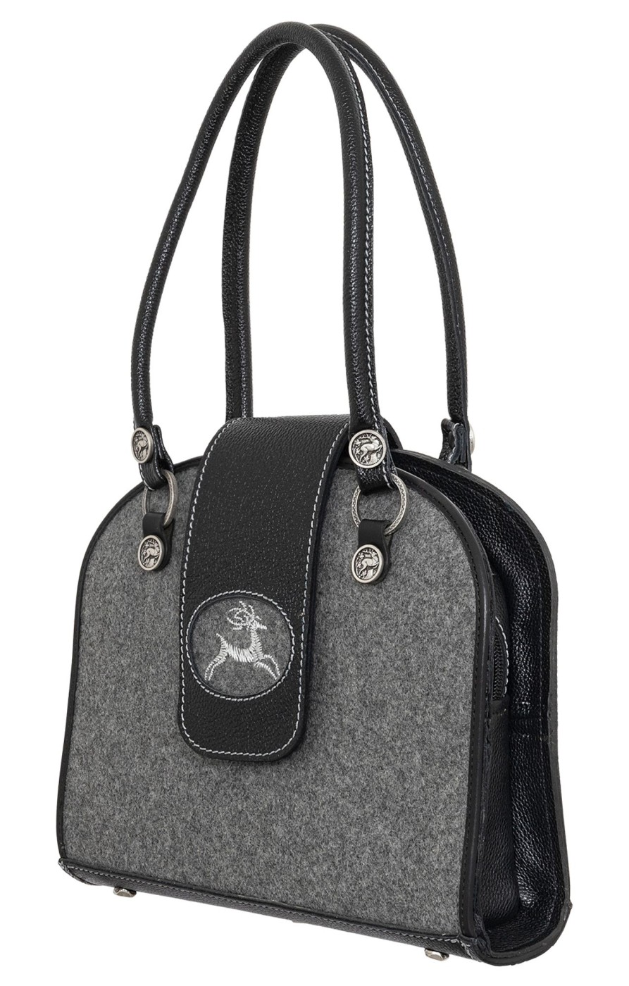 Damen Sima | Sima Schultertasche 208-4169 Schwarz Grau