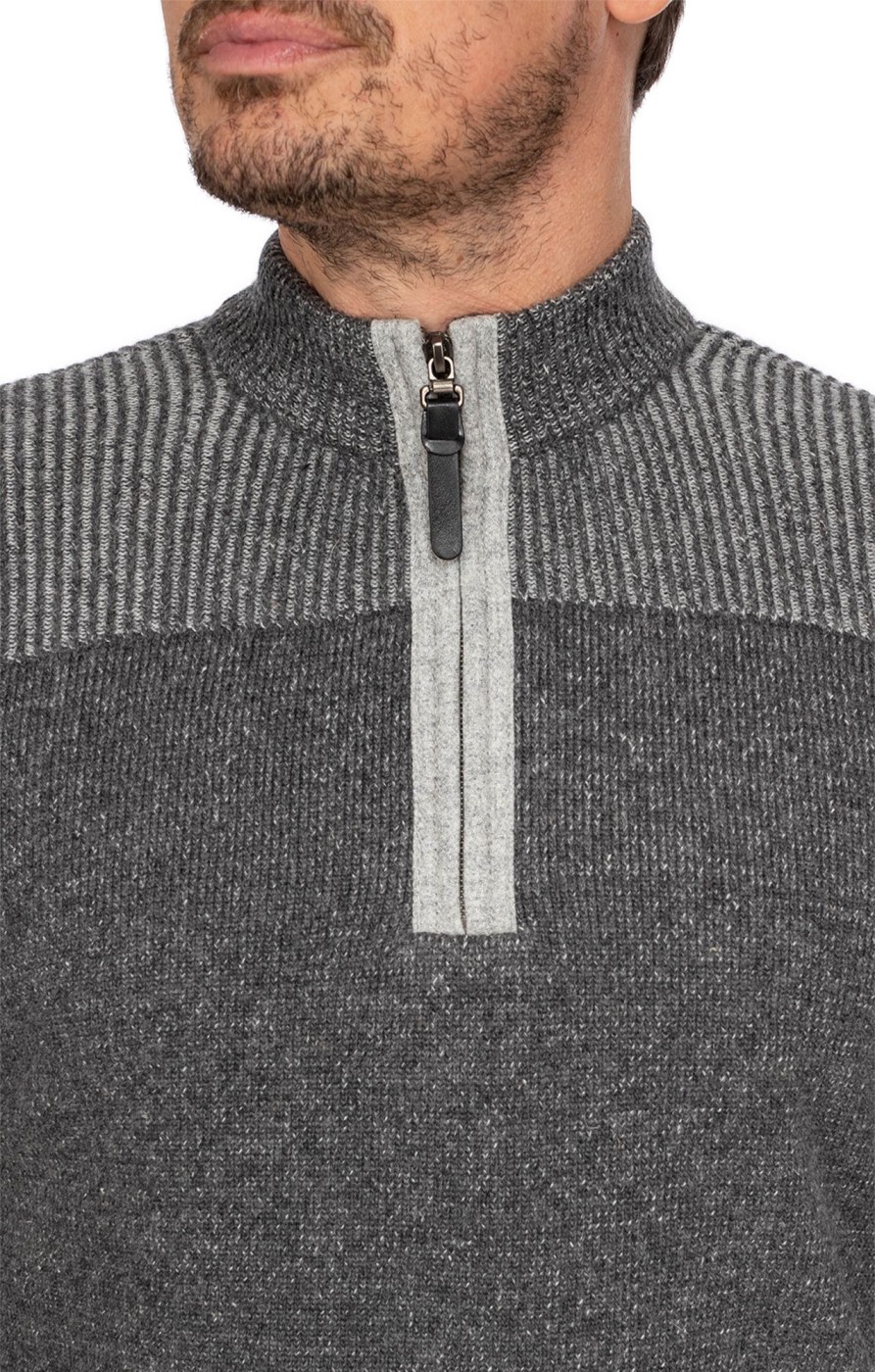 Herren Spieth & Wensky | Spieth & Wensky Strickpullover Antonius Anthrazit