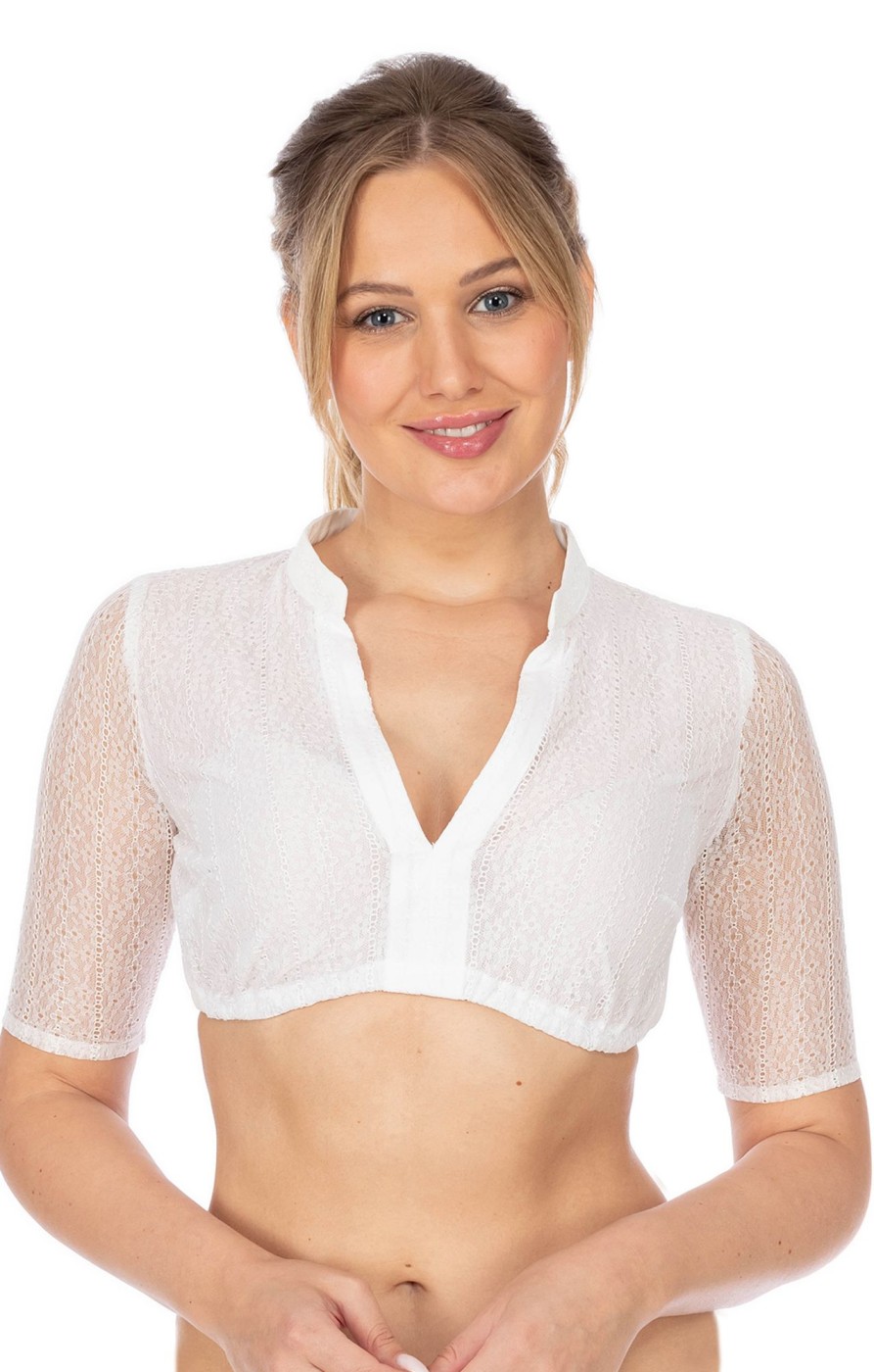 Damen Marjo | Marjo Dirndlbluse Jasmin-Linda Offwhite