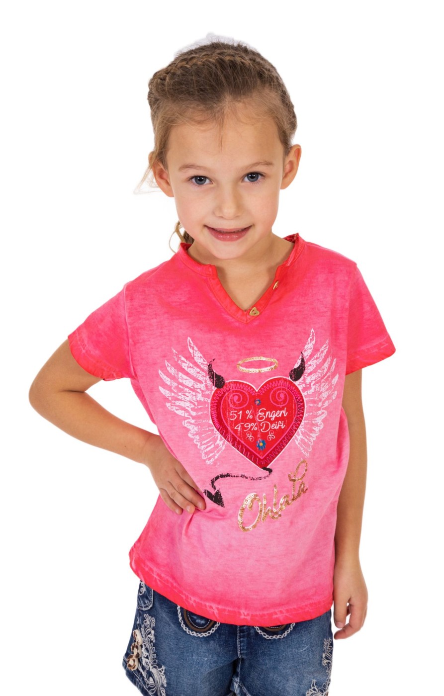 Kinder Hangowear | Hangowear Ar T-Shirt Rike Kids Rot