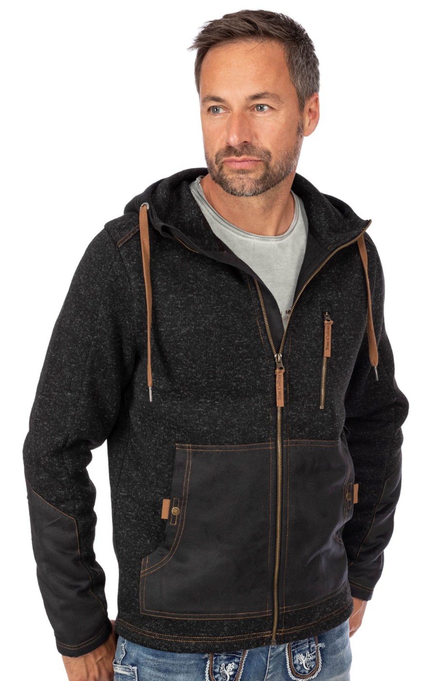 Herren OS-Trachten | Os-Trachten Outdoorjacke Mangfall Anthrazit