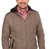 Herren Maddox | Maddox Strickjacke Waidsee Braun