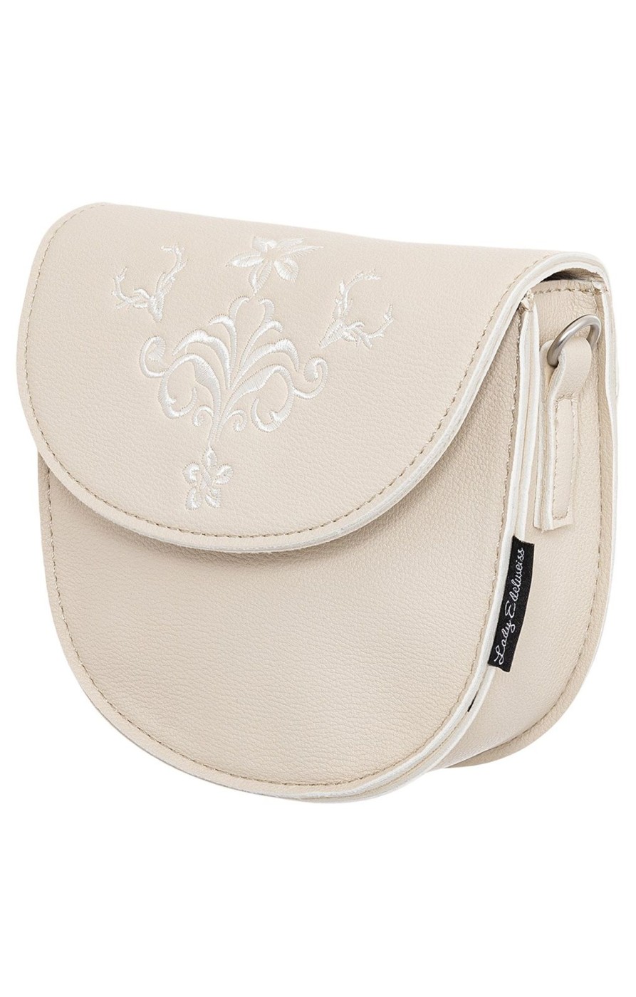 Accessoires Lady Edelweiss | Lady Edelweiss Handtasche 30964 Beige In Lederoptik