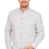 Herren Gipfelstürmer | Gipfelsturmer Hemd Stehkragen 420002-4201-15 Anthrazit (Slim Fit)