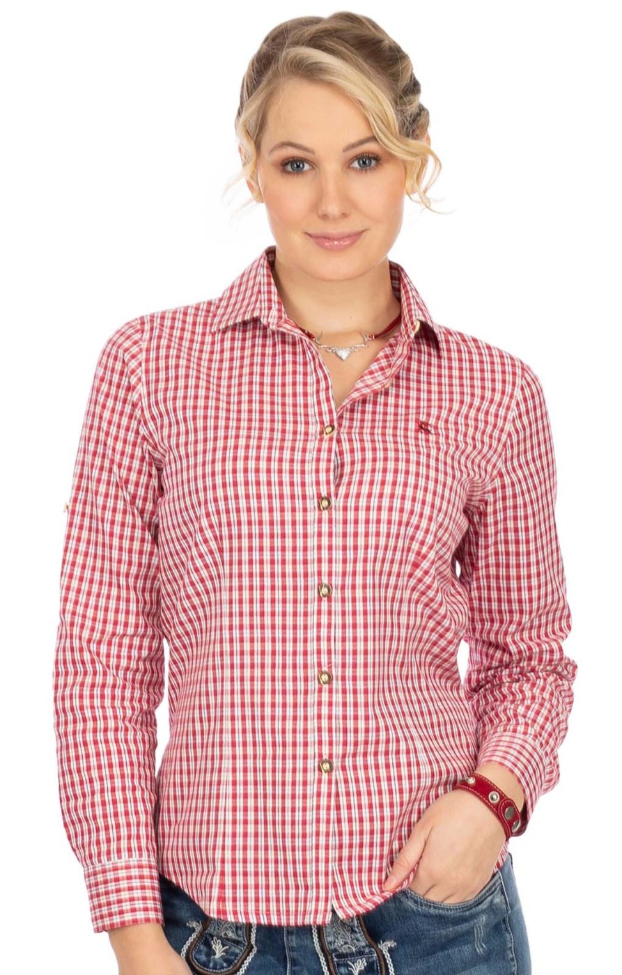 Damen OS-Trachten | Os-Trachten Bluse Antonella Rot