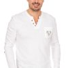 Herren Hangowear | Hangowear Langarmshirt Yandric Weis