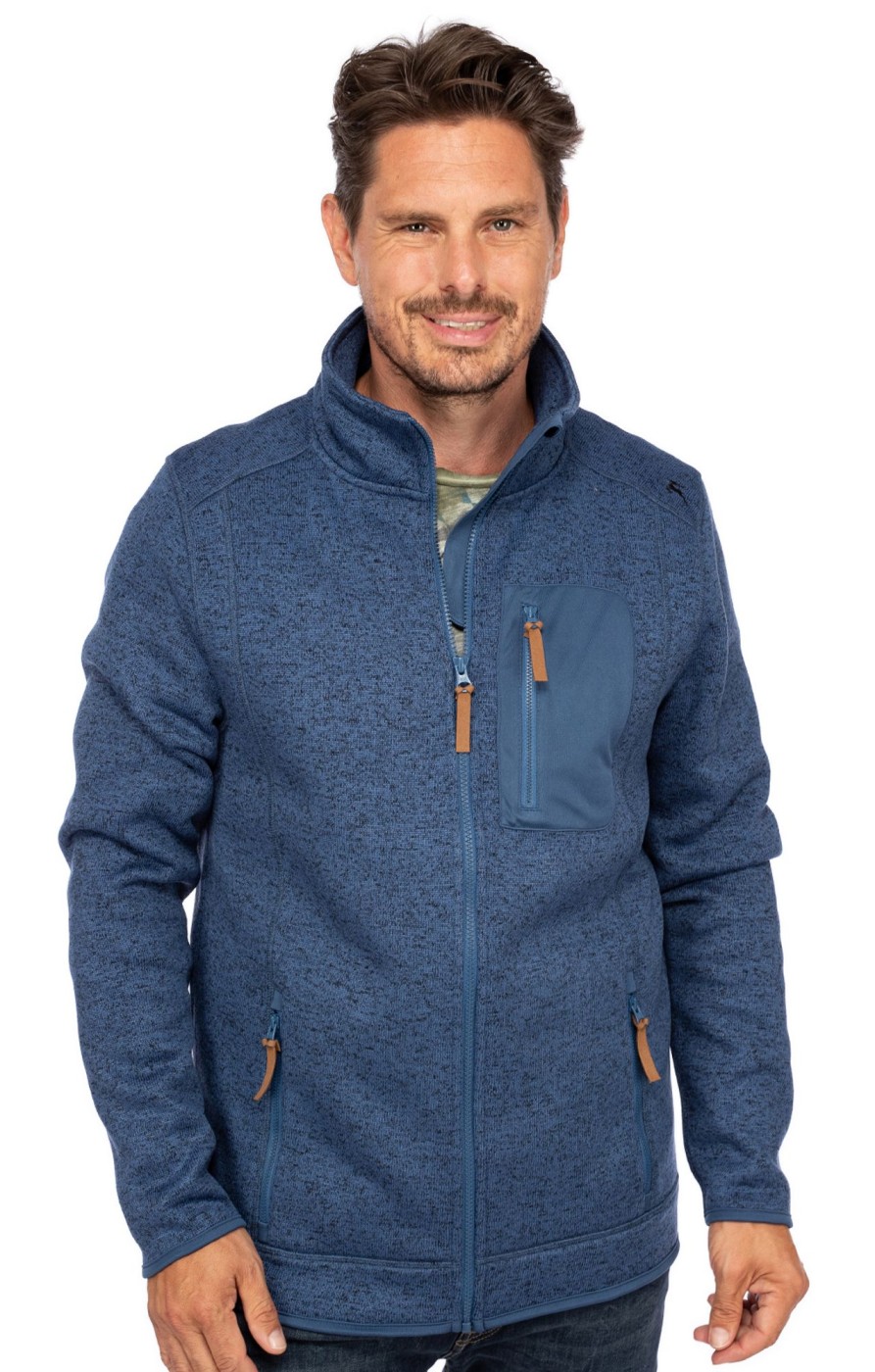 Herren OS-Trachten | Os-Trachten Freizeitjacke Waldberg Jeansblau