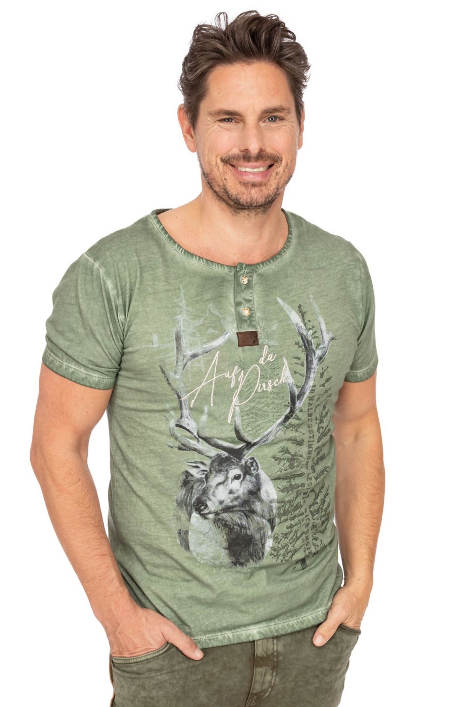 Herren Marjo | Marjo T-Shirt Peter Silbergrun