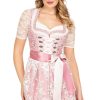 Damen Krüger Dirndl | Kruger Dirndl Mini Dirndl 2Tlg. 50Cm 414165-050-33 Rose