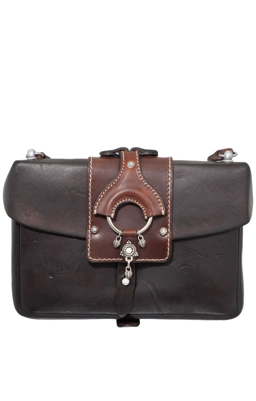 Accessoires Sima | Sima Ledertasche 138-3907 Dunkelbraun