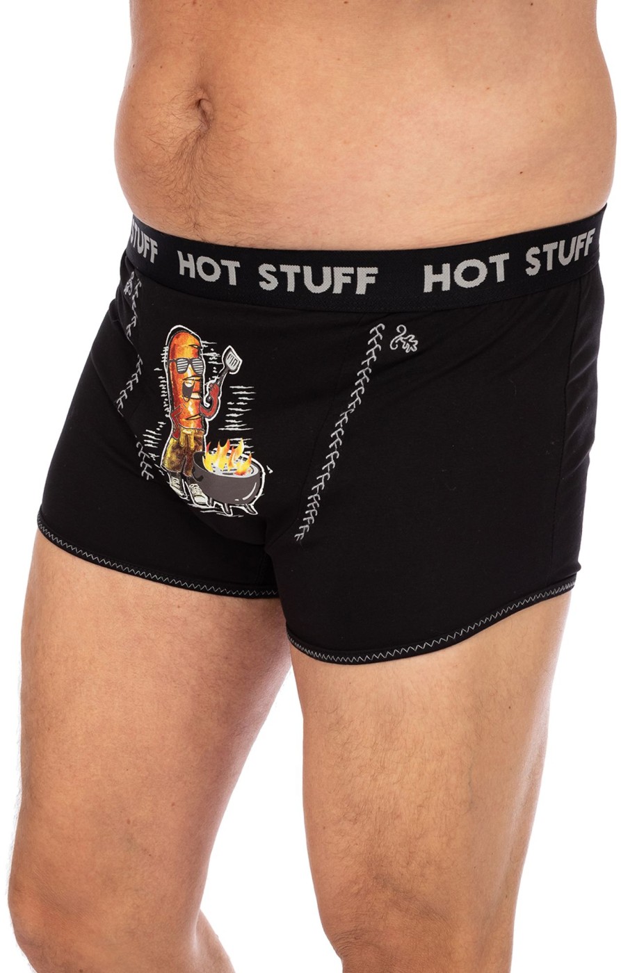 Herren Hangowear | Hangowear Boxershort Hot-Stuff Schwarz