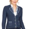 Damen Spieth & Wensky | Spieth & Wensky Strickjacke Aileen Jeansblau