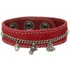 Damen Sima | Sima Armband 19-3705 Velour Rot