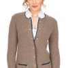 Damen Spieth & Wensky | Spieth & Wensky Strickjacke Aura Nuss