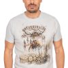 Herren Marjo | Marjo Herren T-Shirt Guido Mittelgrau