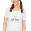 Damen Almgwand | Almgwand T-Shirt Birkkaralm Weis