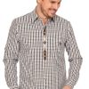 Herren Gipfelstürmer | Gipfelsturmer Hemd 420001-4139-70 Schwarz (Regular Fit)