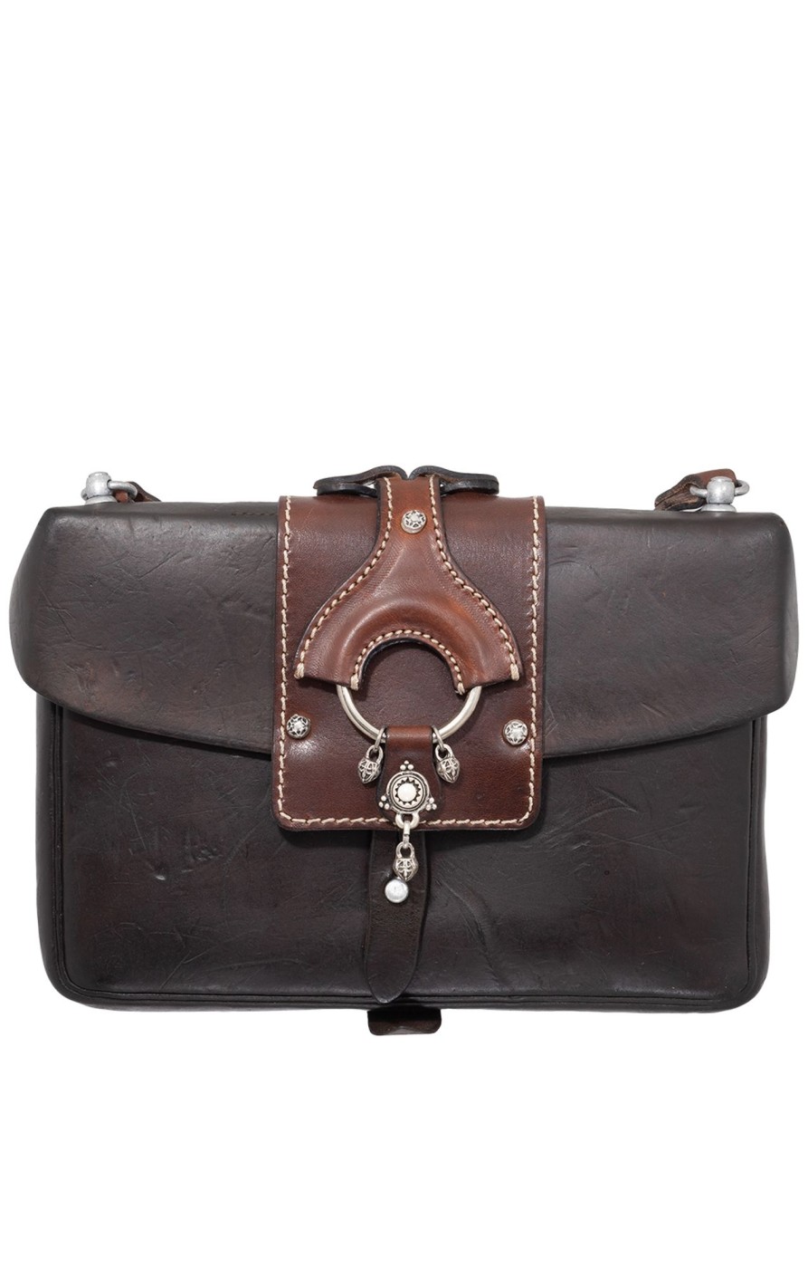 Damen Sima | Sima Ledertasche 138-3907 Dunkelbraun