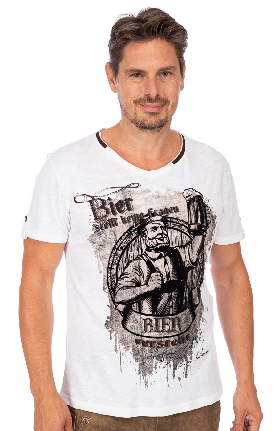 Herren Hangowear | Hangowear T-Shirt Bier-Versteht Weis