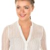 Damen Marjo | Marjo Dirndlbluse Emma-Linda Halbarm Creme