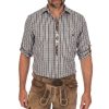 Herren Maddox | Maddox Lederhose Kurz Mit Gurtel Allnersee Sand