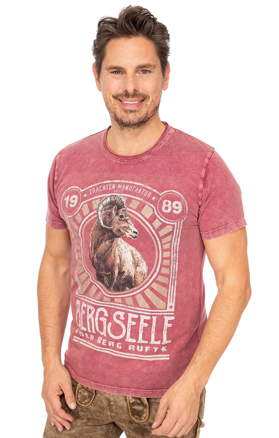 Herren Marjo | Marjo T-Shirt Viktor Weinrot