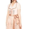 Damen Krüger Dirndl | Kruger Dirndl Midi Dirndl 2Tlg. 60Cm 411564-060-33 Rose