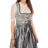 Damen Marjo | Marjo Mini Dirndl 2Tlg. 55Cm Moni Stein