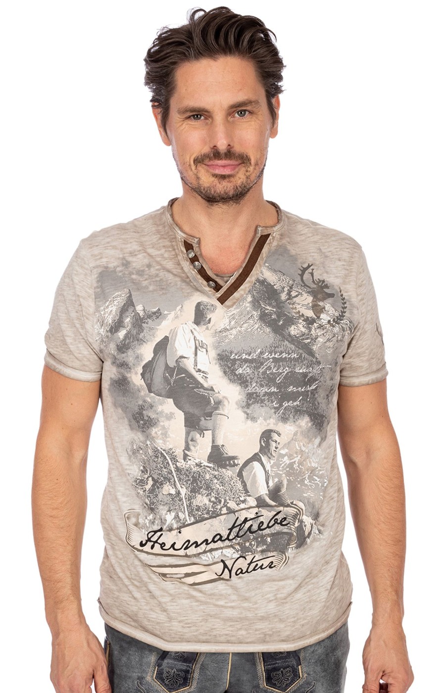 Herren Hangowear | Hangowear T-Shirt Severin Beige