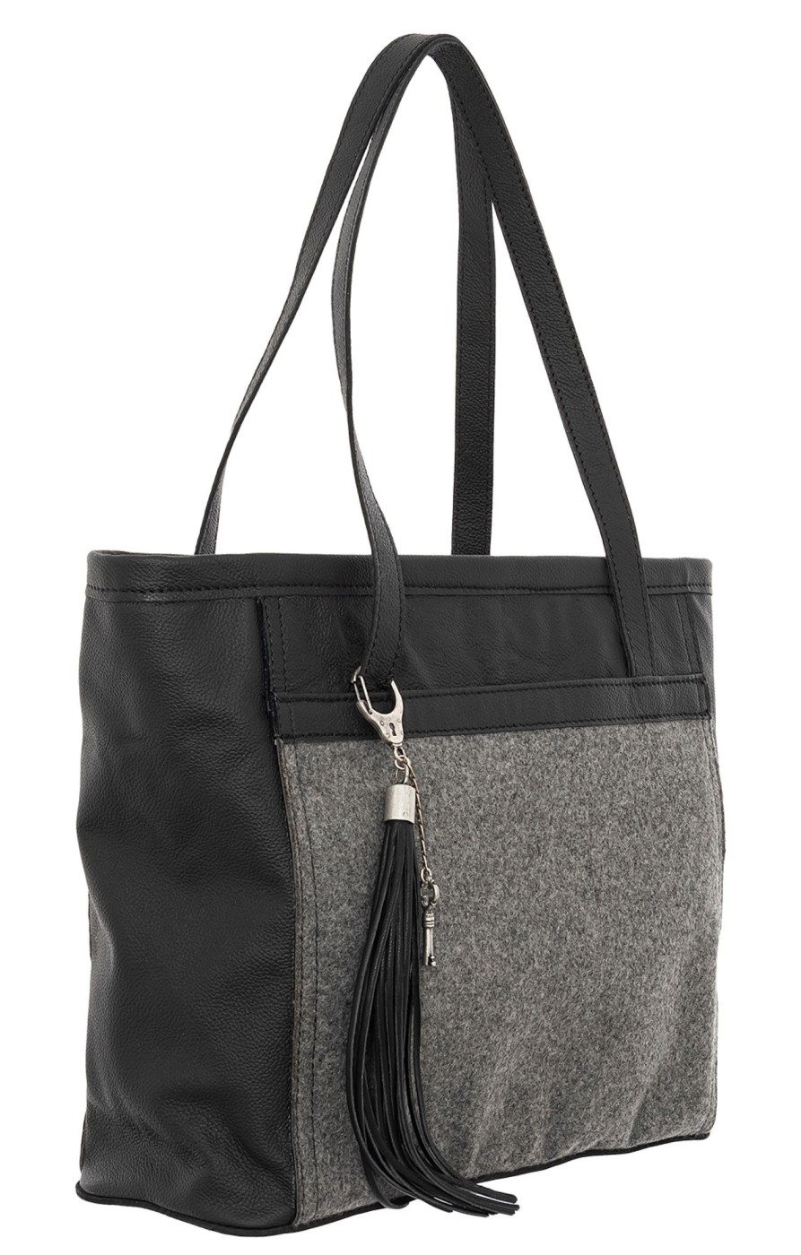 Damen Sima | Sima Shopper In 236-4029 Schwarz Grau