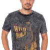 Herren Almsach | Almsach T-Shirt David Anthrazit