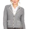 Damen Spieth & Wensky | Spieth & Wensky Strickjacke Aileen Hellgrau