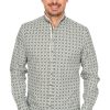 Herren Gipfelstürmer | Gipfelsturmer Hemd Stehkragen 420000-4240-57 Dunkelgrun (Slim Fit)