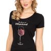 Damen Hangowear | Hangowear T-Shirt Weinkind Schwarz