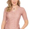 Damen Spieth & Wensky | Spieth & Wensky Bluse Arktis Rosa