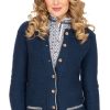 Damen Spieth & Wensky | Spieth & Wensky Strickjacke Aura Dunkelblau