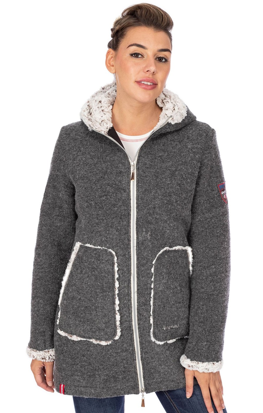 Damen Almgwand | Almgwand Outdoorjacke Madatschkopf Anthrazit