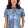 Damen OS-Trachten | Os-Trachten Bluse Gronenbach Jeansblau