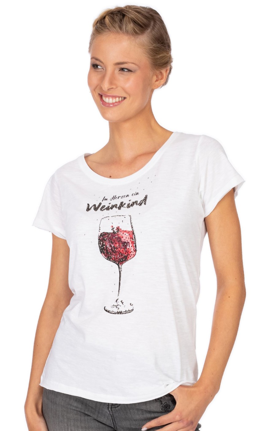 Damen Hangowear | Hangowear T-Shirt Weinkind Weis