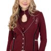 Damen Hangowear | Hangowear Jacke Quirina Weinrot