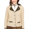 Damen Almsach | Almsach Strickjacke Da1016 Beige