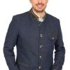 Herren Almsach | Almsach Jacke 2540-Zv91 Blau Olive Grey