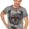 Herren Hangowear | Hangowear T-Shirt Grill & Chill Grey