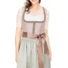 Damen Krüger Dirndl | Kruger Dirndl Midi Dirndl 2Tlg. 60Cm Varija Rose